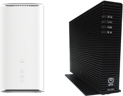 Visual comparison of Sakura Mobile home internet: portable WiFi vs. fiber-optic unlimited plans.