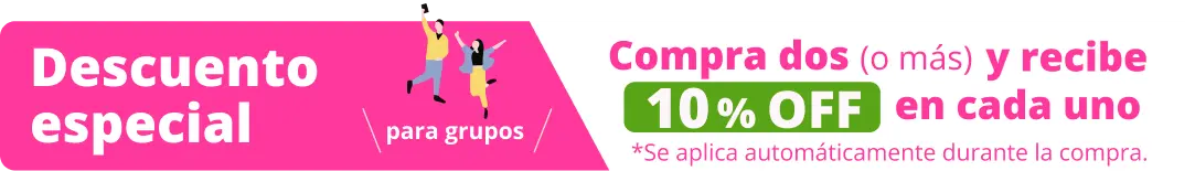 Descuento especial para grupos. Compra 2 eSIM (o más) y recibe 10% DTO.