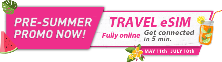 PRESUMMER promo now! Currently offered if you are travelling between May 11th to Jul 10th.