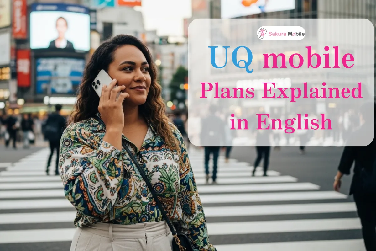 Woman talking on the phone while walking through Shibuya Crossing in Tokyo, Japan.