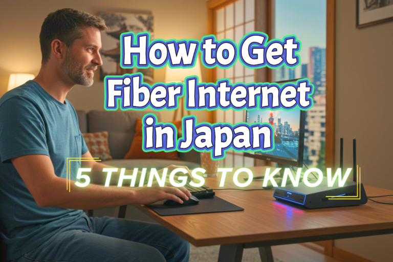 a man using his PC and fiber connection