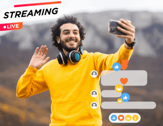 A man streaming in Japan using Japan esim unlimited data