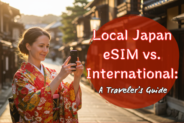 Local Japan eSIM vs. International: A Traveler’s Guide