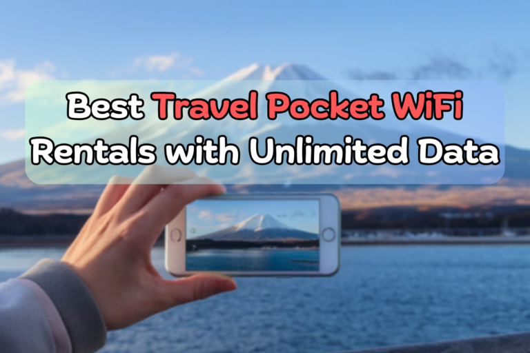 a man holding a phone in front of Mt. Fuji