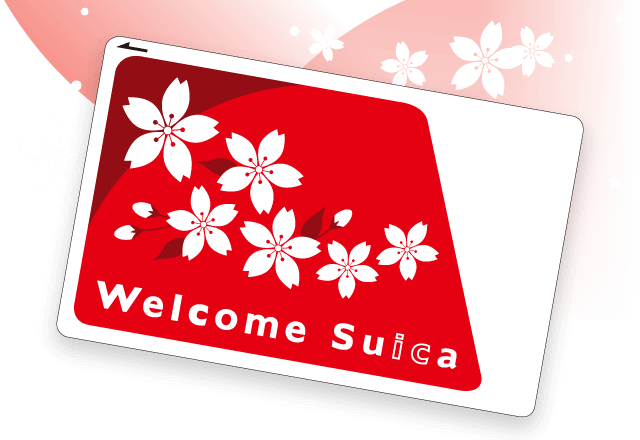image example if the Welcome Suica Card for tourists.
