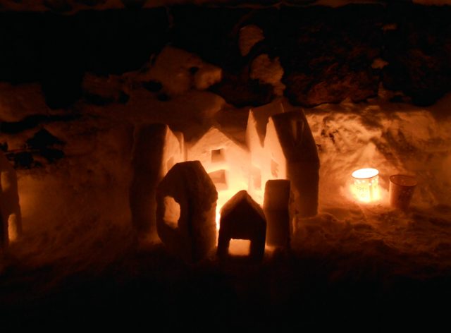 otaru snow light path festival